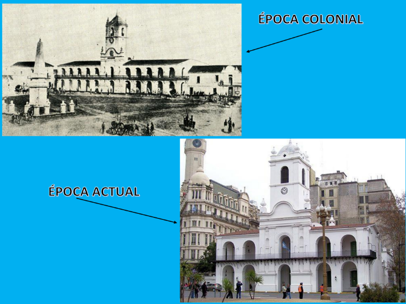 Puzzle De Cabildo Colonial Y Actual Rompecabezas De