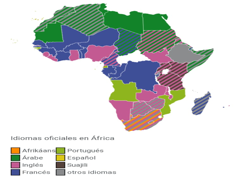 Mapa De Idiomas Africa