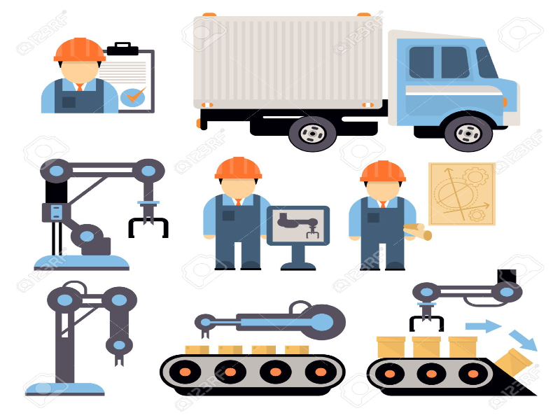 Puzzle De Proceso Productivo Rompecabezas De