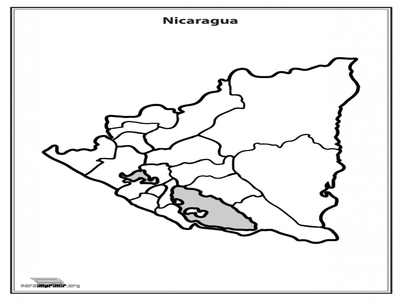 Puzzle De Rompecabezas Del Mapa De Nicaragua Para Ni Os Rompecabezas De