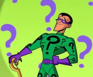 Puzzles de Riddler, el Acertijo o Enigma es un supervillano obsesionado con  los acertijos y un enemigo de Batman rompecabezas para imprimir