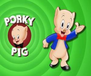 Puzzles De El Cerdito Porky Un Personage De Dibujos Animados En