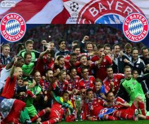 Puzzles De FC Bayern De Múnich, Campeón De La Liga De Campeones De La ...