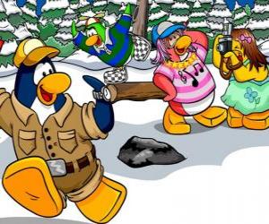 Juegos de Puzzles de Club Penguin