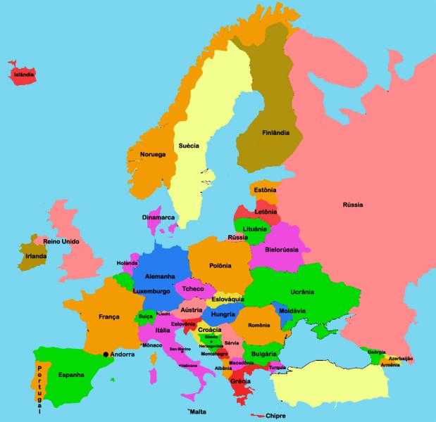 puzzle mapa politico de europa Puzzle de mapa politico de Europa , rompecabezas de