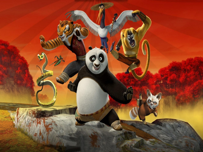 Puzzle de ARMA Y DESCUBRE A LOS CINCO FURIOSOS CON EL MAESTRO SHIFU ...