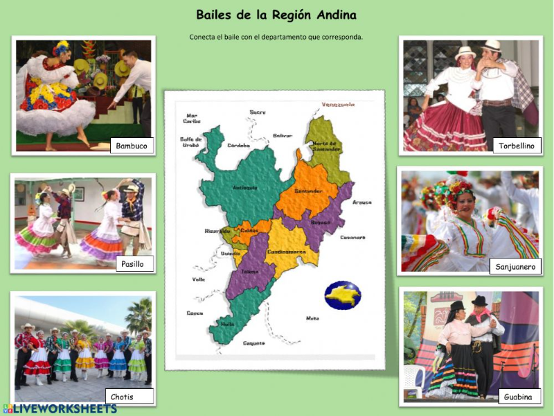 Puzzle De Danzas De La Region Andina Rompecabezas De 