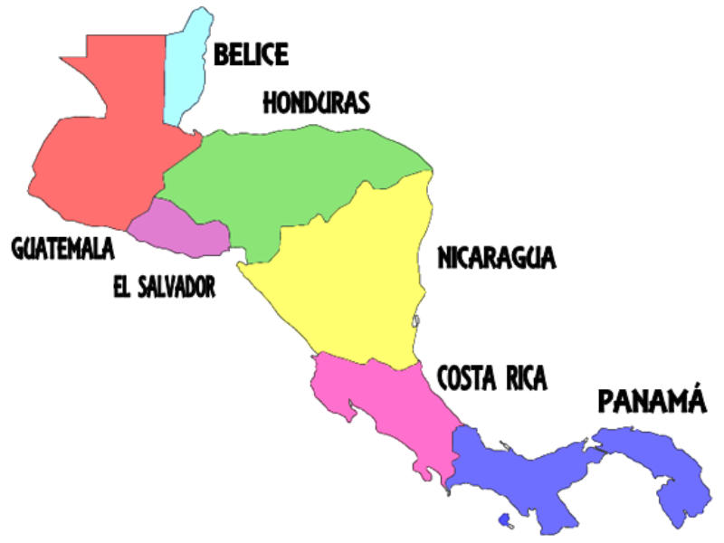 Puzzle De División Política De América Central Istmica Rompecabezas De 0631