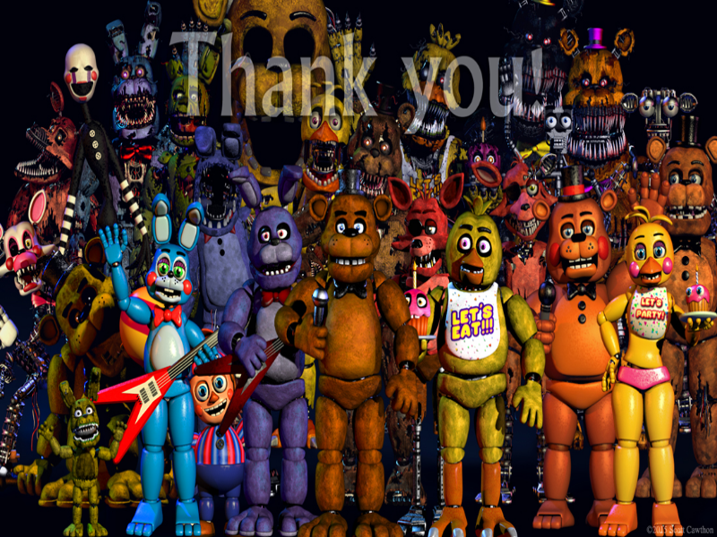 Как выглядит фнаф 2. ФНАФ тизер thank you. FNAF thank you Teaser. Факты игры ФНАФ. Как выглядит ФНАФ 100.