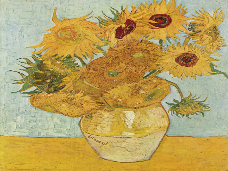 Puzzle De Los Girasoles Van Gogh , Rompecabezas De