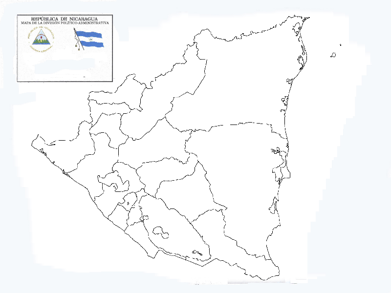 Mapa donde esta nicaragua