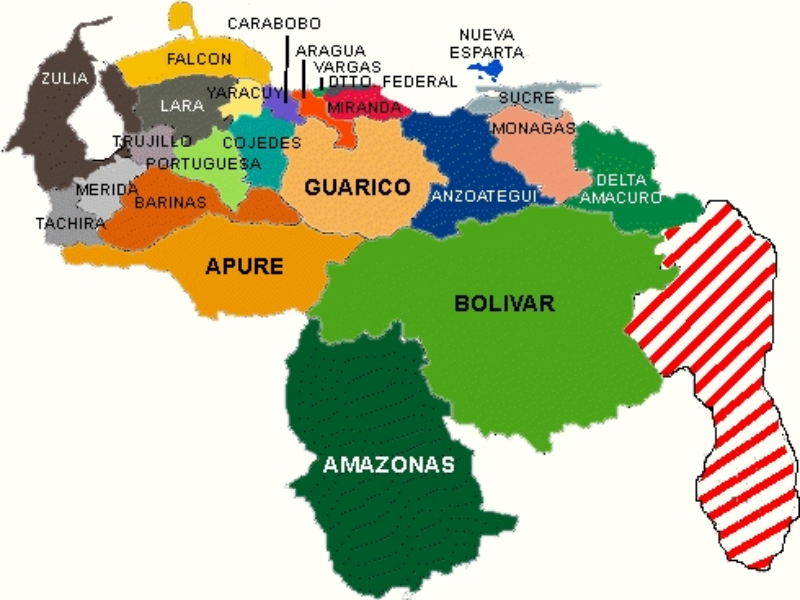 Puzzle De Mapa De Venezuela Santiago Rompecabezas De 0647