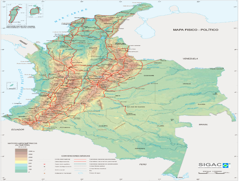 Puzzle De Mapas De Colombia Rompecabezas De 