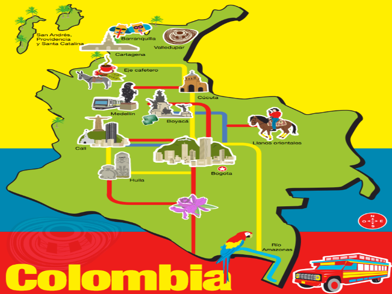 Rompecabezas Mapa De Colombia Regiones Iconografia Pinterest Images 